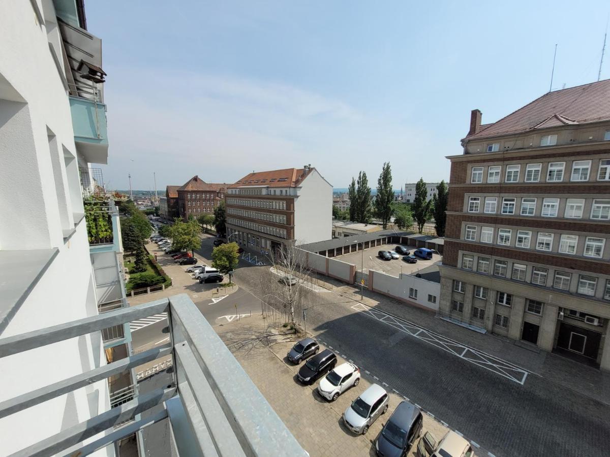 Sloneczny Apartament Przy Filharmonii, Walach Chrobrego Leilighet Szczecin Eksteriør bilde