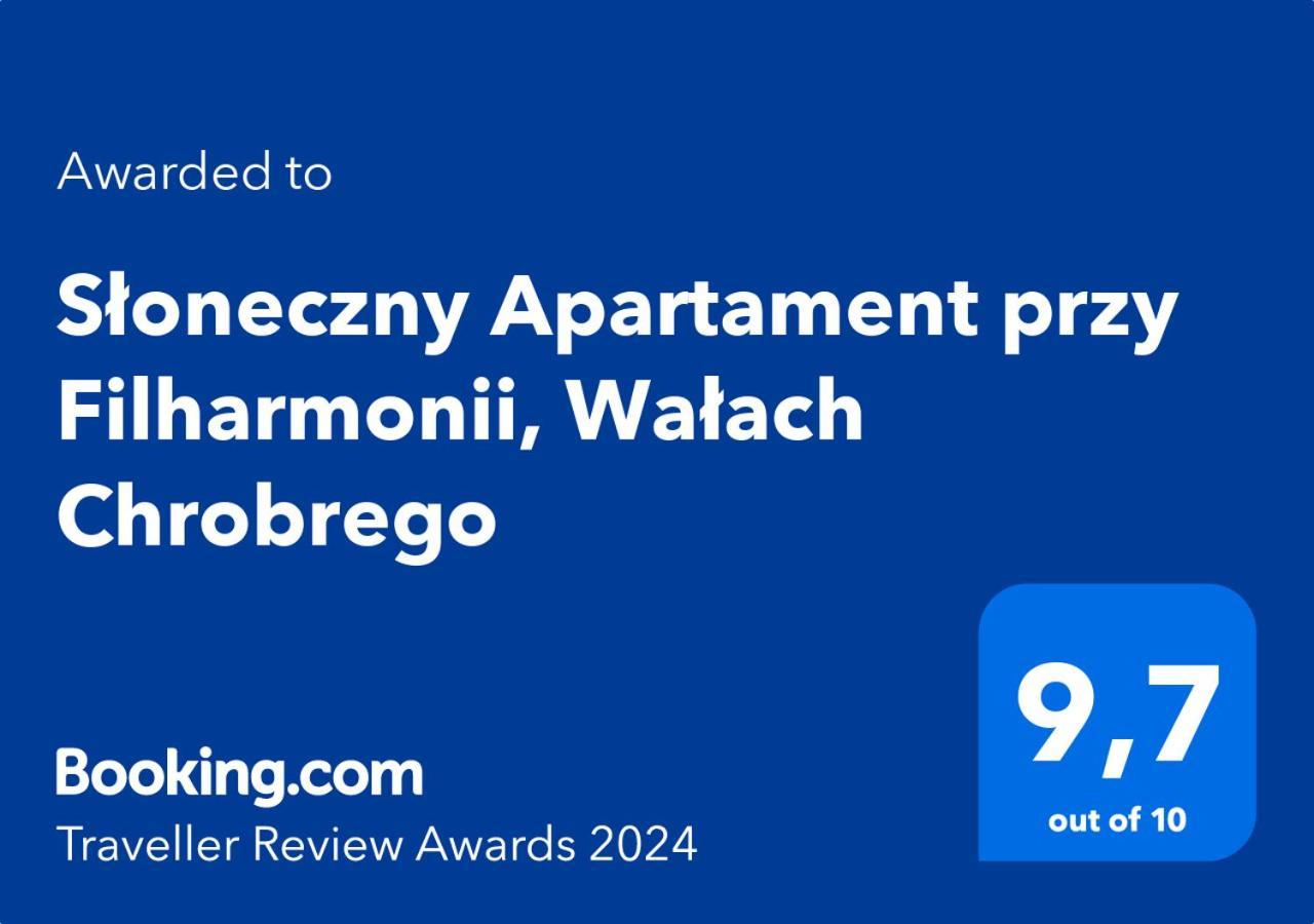 Sloneczny Apartament Przy Filharmonii, Walach Chrobrego Leilighet Szczecin Eksteriør bilde